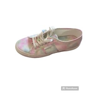 Superga Womens 2750 Tye Dye Star Beads Shoes Sneakers SZ Us 9.5